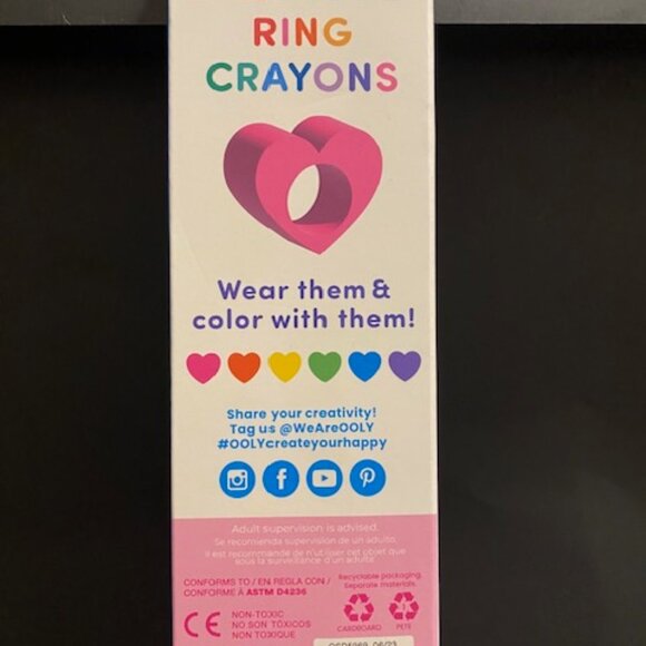 ooly: HEART RING CRAYONS *Set of 6* - Picture 6 of 6